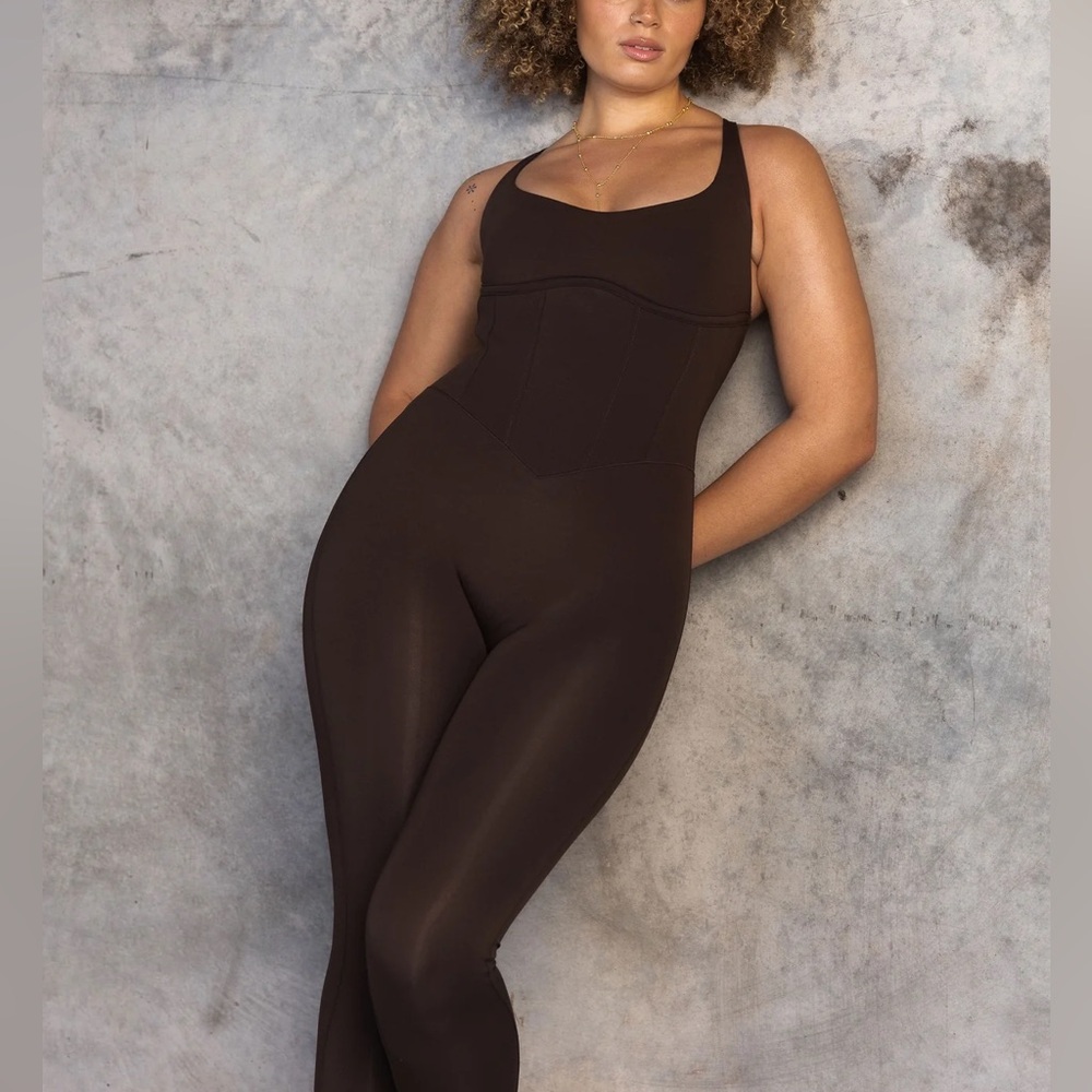 Buffbunny Corset Bodysuit Cold Brew